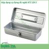 Hộp dụng cụ đựng đồ nghề KTC EK-5 được làm từ chất liệu bằng sắt dày và cứng cáp Bề ngoài được sơn tĩnh điện không sợ bị vỡ chống gỉ Tay xách và khóa bằng sắt chắc chắn bền đẹp  Có thể mang đi lại dễ dàng lỡ có đánh rơi cũng không sợ bị vỡ