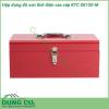 Hộp đựng đồ sơn tĩnh điện cao cấp KTC SK120-M được làm từ hợp kim thép cứng chắc với độ bền cao chống gỉ sét tốt Chất liệu bền bỉ không bị biến dạng khi chịu lực tác động mạnh cho thời gian sử dụng lâu dài Tay cầm và chốt khóa chắc chắn