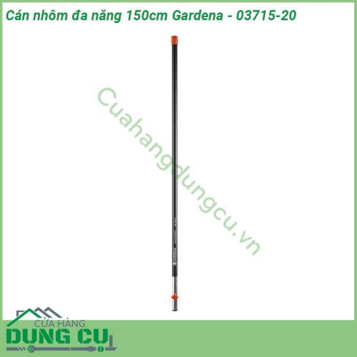 Cán nhôm đa năng 150cm Gardena - 03715-20 được làm từ nhôm chất lượng cao nhẹ mà chắc chắn sẽ nằm gọn trong bàn tay bạn Với cán nhôm Gardena bạn sẽ có thể kết hợp với các dụng cụ làm vườn Gardena khác để làm việc dễ dàng ở trên cao  