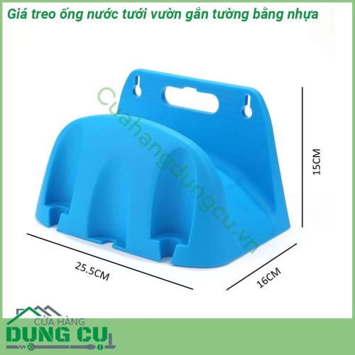 Giá treo ống nước gắn tường bằng nhựa được làm từ chất liệu nhựa cao cấp chống gỉ và chịu lực tốt  Với thiết kế gắn tường giữ ống gọn gàng và cố định ở một nơi