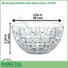 Bộ bát pha lê Nachtmann Bossa Nova 101322 với chất liệu là pha lê không chì đảm bảo sức khoẻ cầm nặng tay và sử dụng công nghệ chống vỡ xước và rạn nứt hiệu quả  Thiết kế theo ô cờ đan xen tạo cảm giác chắc chắn