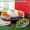 Khay pha lê tròn chia ô đế xoay Godinger Dublin được làm từ pha lê trong suốt thuần khiết không bọt bong bóng độ chiết quang cao các họa tiết trang trí mài tỉ mỉ bền và đẹp có độ bền cao và sử dụng công nghệ chống vỡ xước và rạn nứt hiệu quả  