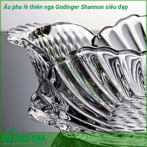 Âu pha lê thiên nga Godinger Shannon siêu đẹp được thiết kế đặc biệt với hình một con thiên nga tuyệt đẹp  thuần khiết với chất liệu pha lê không chì có độ bền cao sử dụng công nghệ chống vỡ xước và rạn nứt hiệu quả  