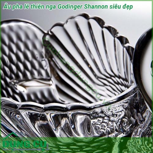 Âu pha lê thiên nga Godinger Shannon siêu đẹp được thiết kế đặc biệt với hình một con thiên nga tuyệt đẹp  thuần khiết với chất liệu pha lê không chì có độ bền cao sử dụng công nghệ chống vỡ xước và rạn nứt hiệu quả  