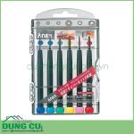 Bộ 6 tô vít sửa chữa điện tử No.930 Anex