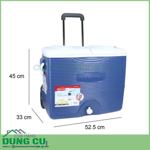 Thùng đá giữ nhiệt 42 6L có bánh xe Rubbermaid