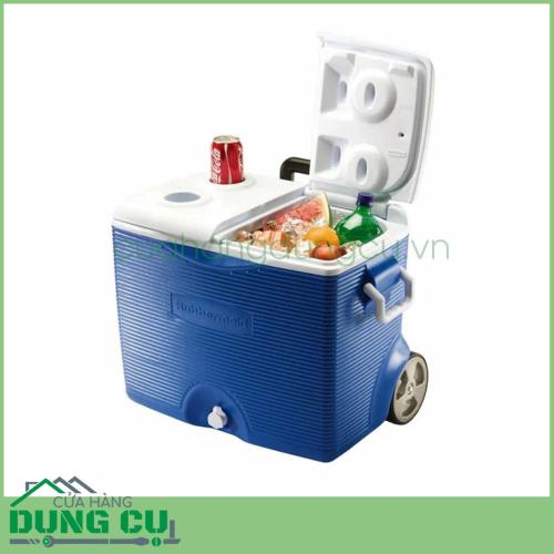 Thùng đá giữ nhiệt 42 6L có bánh xe Rubbermaid