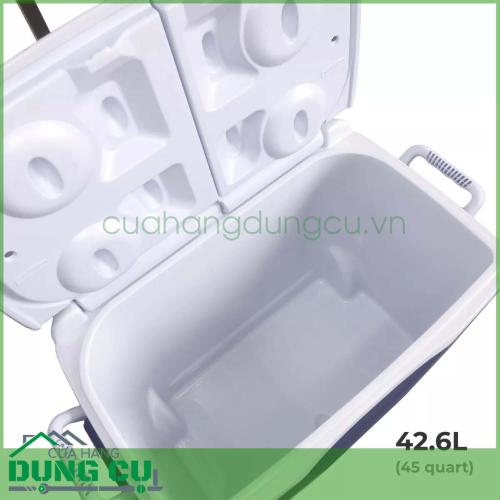 Thùng đá giữ nhiệt 42 6L có bánh xe Rubbermaid