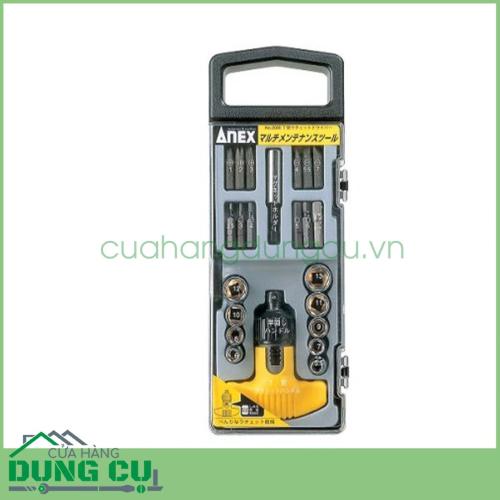 Bộ tay vặn chữ T tự động 23 chi tiết No 2000 Anex