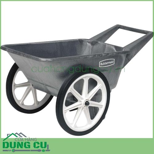 Xe đẩy làm vườn bánh lớn 200 lbs Rubbermaid