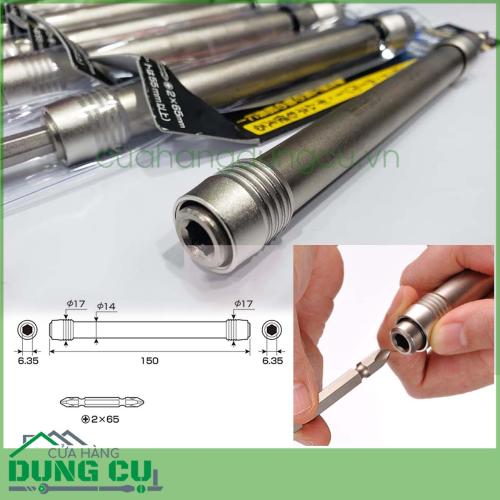 Đầu chuyển vít nối dài 150mm ALHP-150 Anex Nhật Bản