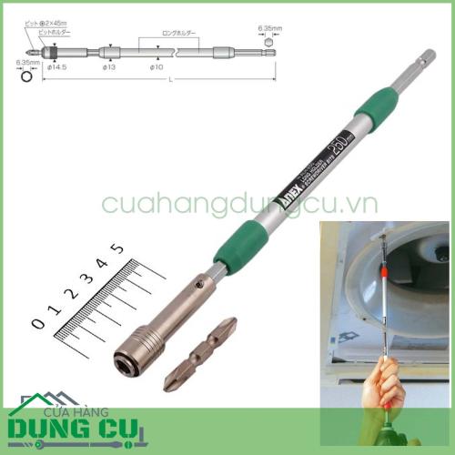 Thanh nối mũi vít dài 250mm ALH-250 Anex