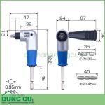 Đầu chuyển hướng bẻ góc mũi vít chữ L mini AKL-560 Anex