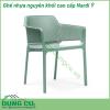 Ghế nhựa nguyên khối cao cấp Nardi Ý mẫu ghế ngoài trời đẹp mắt của hãng Nardi Italia Ghế được làm bằng chất liệu nhựa Polypropylene sợi thuỷ tinh với phụ gia chống tia UV có khả năng tái chế rất thân thiện với môi trường và an toàn cho người sử dụng