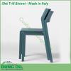 Ghế Trill Bistrot - Made in Italy là sự lựa chọn đầy phong cách cho bất kỳ không gian sống ngoài trời nào  Chiếc ghế không tay vịn này được làm bằng nhựa sợi thủy tinh đơn sắc có nhiều màu cho bạn lựa chọn có khả năng chống tia cực tím và thậm chí có thể tái chế
