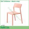 Ghế Trill Bistrot - Made in Italy là sự lựa chọn đầy phong cách cho bất kỳ không gian sống ngoài trời nào  Chiếc ghế không tay vịn này được làm bằng nhựa sợi thủy tinh đơn sắc có nhiều màu cho bạn lựa chọn có khả năng chống tia cực tím và thậm chí có thể tái chế
