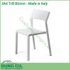 Ghế Trill Bistrot - Made in Italy là sự lựa chọn đầy phong cách cho bất kỳ không gian sống ngoài trời nào  Chiếc ghế không tay vịn này được làm bằng nhựa sợi thủy tinh đơn sắc có nhiều màu cho bạn lựa chọn có khả năng chống tia cực tím và thậm chí có thể tái chế