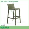 Ghế TRILL STOOL ngoài trời thiết kế hiện đại cùng gam màu sắc sang trọng của Ý làm nổi bật không gian bài trí Chất liệu sợi thủy tinh và polypropylene được xử lý chống tia cực tím Đúc nguyên khối từ các hạt nhựa nguyên sinh  