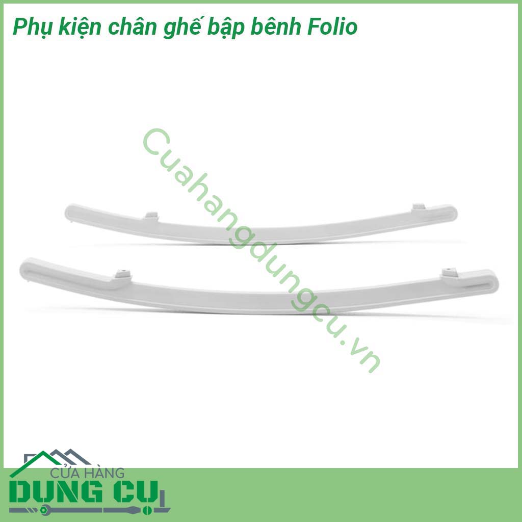 Phụ kiện chân ghế bập bênh Folio bộ 2 thanh chạy cong làm bằng polypropylene chất lượng cao được bắt vít đơn giản vào chân ghế  Đảm bảo thư giãn tuyệt đối