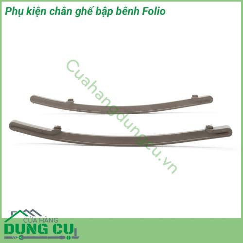 Phụ kiện chân ghế bập bênh Folio bộ 2 thanh chạy cong làm bằng polypropylene chất lượng cao được bắt vít đơn giản vào chân ghế  Đảm bảo thư giãn tuyệt đối