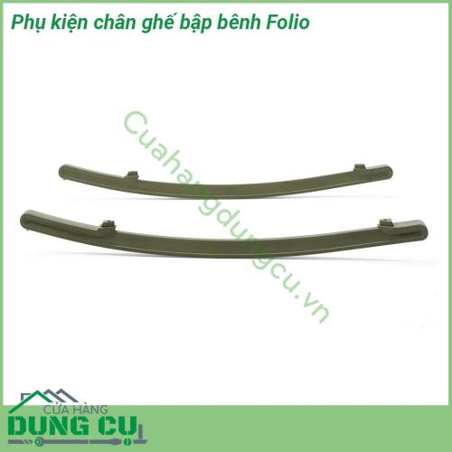 Phụ kiện chân ghế bập bênh Folio bộ 2 thanh chạy cong làm bằng polypropylene chất lượng cao được bắt vít đơn giản vào chân ghế  Đảm bảo thư giãn tuyệt đối