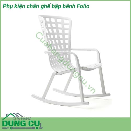 Phụ kiện chân ghế bập bênh Folio bộ 2 thanh chạy cong làm bằng polypropylene chất lượng cao được bắt vít đơn giản vào chân ghế  Đảm bảo thư giãn tuyệt đối