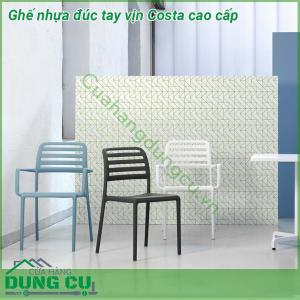 Ghế nhựa đúc tay vịn Costa cao cấp