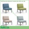 Sofa Komodo Elemento Centrale kèm đệm cao cấp với khung bằng nhựa polypropylene sợi thủy tinh có màu đồng nhất với các chất phụ gia UV Có thể gắn tựa lưng và tay vịn vào tất cả các mặt Có thể tháo rời Lớp sơn mờ Có chân chống trượt Bộ đệm đi kèm ‎ Nhựa tái chế ‎ 