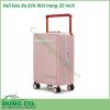 Vali kéo du lịch thời trang 20 inch chịu lực tốt chống trầy màu sắc trẻ trung nhựa ABS siêu nhẹ và siêu bền đáp ứng đầy đủ nhu cầu sử dụng của người dùng  Ngăn chứa đồ thông minh dễ dàng phân tách đồ đạc Bánh xe kép xoay 360 độ linh hoạt di chuyển mọi địa hình