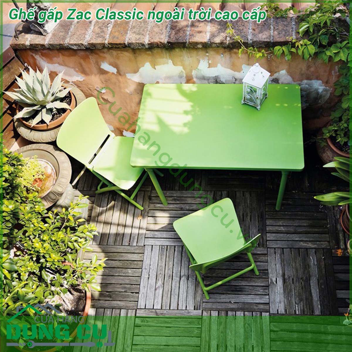 Ghế gấp Zac Classic ngoài trời cao cấp nhỏ gọn có thể gấp dẹt sợi thủy tinh không có tay vịn nhẹ dễ dàng gấp gọn và mang theo những chuyến picnic cắm trại  Phiên bản ZAC Classic có họa tiết chấm bi phẳng tạo hiệu ứng thẩm mỹ dễ chịu