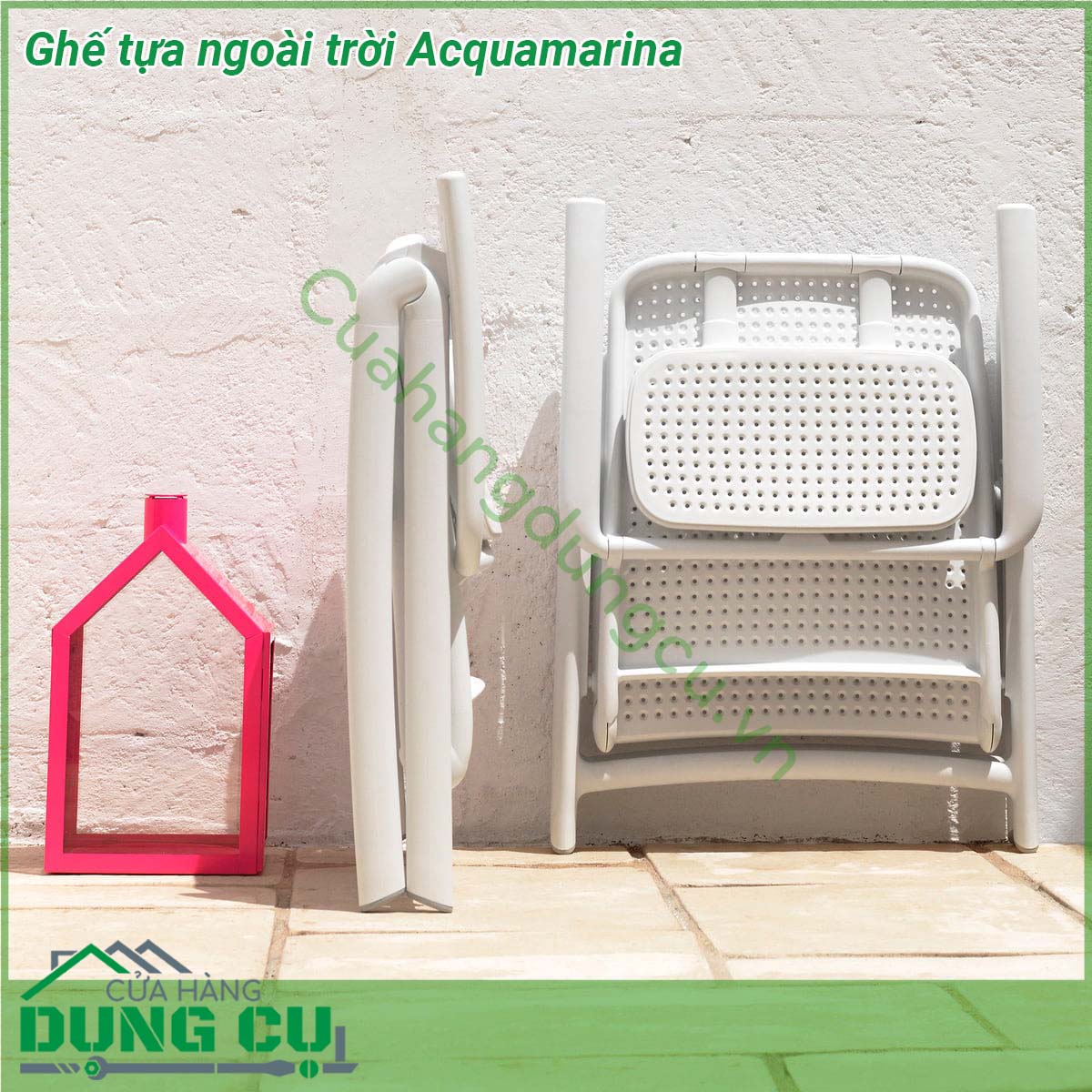 Ghế tựa ngoài trời Acquamarina sử dụng chất liệu nhựa sợi thủy tinh cao cấp có phụ gia chống tia UV chịu lực thời tiết khắc nghiệt cực kỳ tốt Ghế có thể điều chỉnh tới 4 độ dốc khác nhau trang bị thêm tựa đầu êm ái đem đến cho người dùng những trải nghiệm thoải mái và thư thái