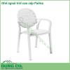 Ghế ngoài trời cao cấp Palma được làm từ chất liệu Polypropylene pha sợi thủy tinh cao cấp được xử lý tia UV chịu được thời tiết mưa nắng khắc nghiệt thích hợp với sân vườn ngoài trời