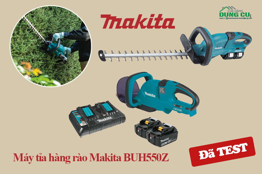 Máy cắt tỉa hàng rào dùng pin Makita UH353DSY