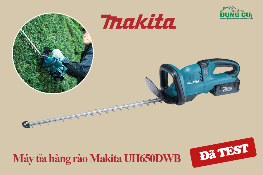 Máy tỉa hàng rào dùng pin Makita UH650DWB