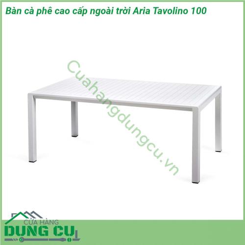 Bàn cà phê cao cấp ngoài trời Aria Tavolino 100 được làm từ chất liệu cao cấp với các ưu điểm như chống biến dạng cách điện không bị biến dạng Với kiểu dáng thiết kế tinh tế mẫu bàn làm tăng thêm sự sang trọng và đẳng cấp cho không gian sân vườn của bạn