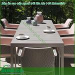 Bàn ăn cao cấp ngoài trời Rio Alu 140 Extensible