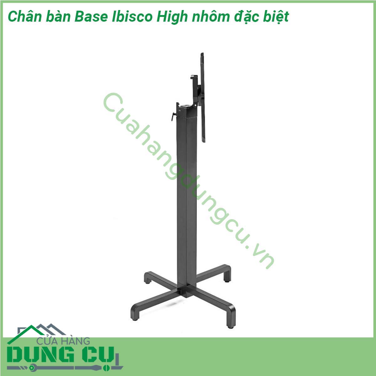 Chân bàn Base Ibisco High nhôm đặc biệt được làm bằng chất liệu nhôm tráng cao cấp với kiểu dáng thiết kế sang trọng bạn có thể sử dụng mẫu chan bàn này cho các mặt bàn tròn có kích thước đường kính mặt D=60 D=70 hay bàn vuông có kích thước 60×60 hay 70c70 cm