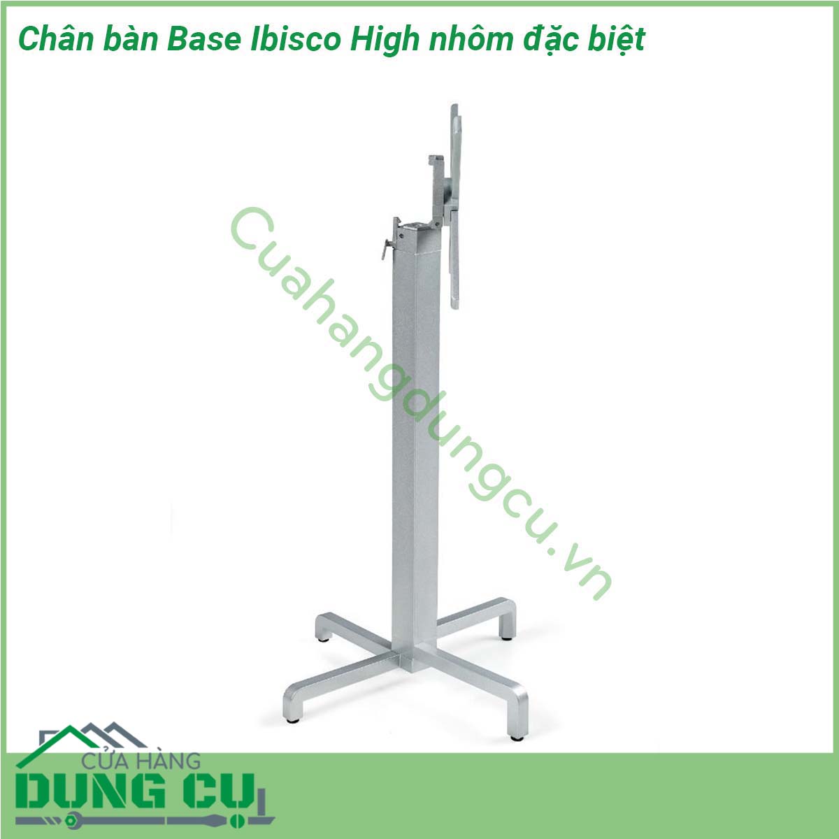 Chân bàn Base Ibisco High nhôm đặc biệt được làm bằng chất liệu nhôm tráng cao cấp với kiểu dáng thiết kế sang trọng bạn có thể sử dụng mẫu chan bàn này cho các mặt bàn tròn có kích thước đường kính mặt D=60 D=70 hay bàn vuông có kích thước 60×60 hay 70c70 cm