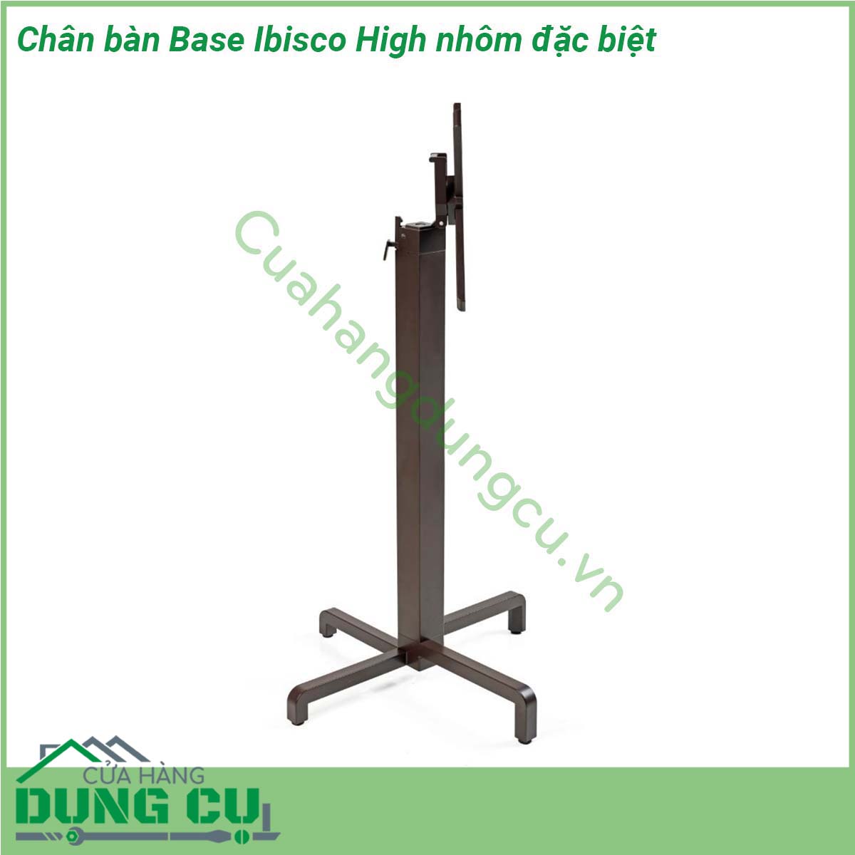 Chân bàn Base Ibisco High nhôm đặc biệt được làm bằng chất liệu nhôm tráng cao cấp với kiểu dáng thiết kế sang trọng bạn có thể sử dụng mẫu chan bàn này cho các mặt bàn tròn có kích thước đường kính mặt D=60 D=70 hay bàn vuông có kích thước 60×60 hay 70c70 cm