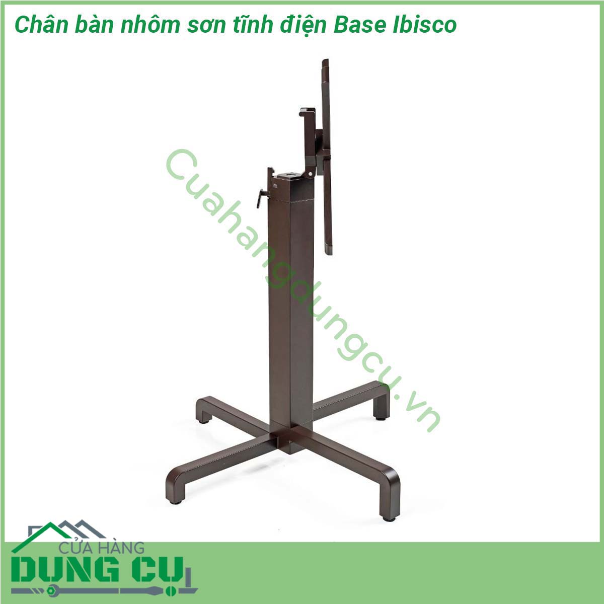 Chân bàn nhôm sơn tĩnh điện Base Ibisco mẫu chân bàn cao cấp thiết kế thông minh cho phép bạn có thể gập mặt bàn lại khi cần Chân sử dụng cho cả mặt bàn vuông và mặt bàn tròn