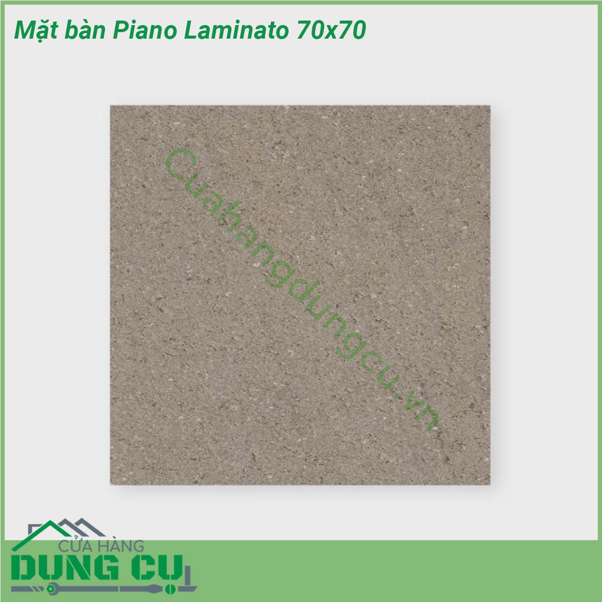 Mặt bàn Piano Laminato 70x70 được làm từ chất liệu cao cấp được xử lý tia UV chịu được thời tiết mưa nắng khắc nghiệt Rất thích hợp với sân vườn ngoài trời