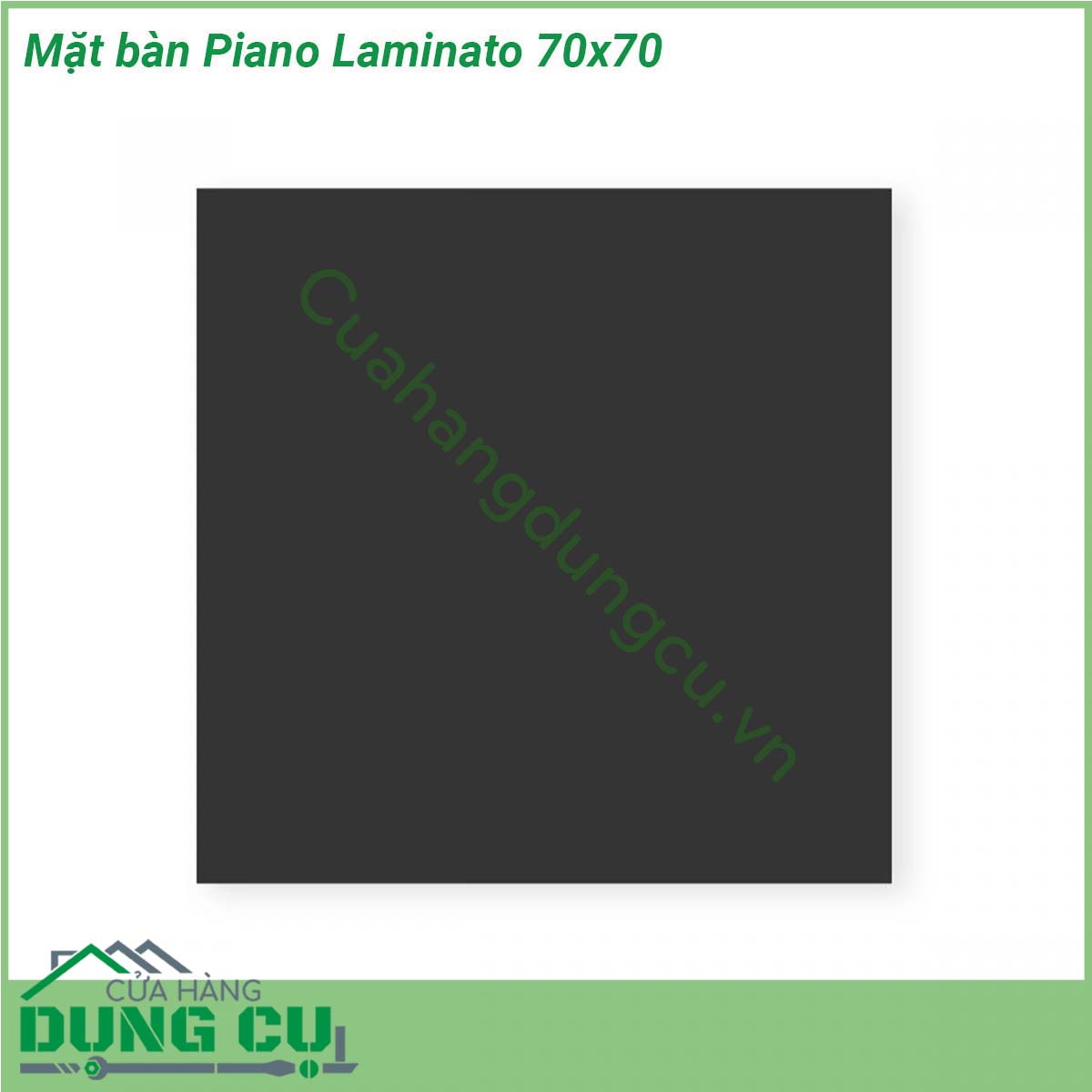 Mặt bàn Piano Laminato 70x70 được làm từ chất liệu cao cấp được xử lý tia UV chịu được thời tiết mưa nắng khắc nghiệt Rất thích hợp với sân vườn ngoài trời