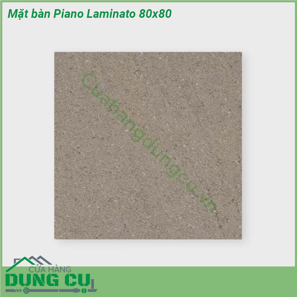 Mặt bàn Piano Laminato 80x80 được làm từ chất liệu cao cấp được xử lý tia UV chịu được thời tiết mưa nắng khắc nghiệt Rất thích hợp với sân vườn ngoài trời