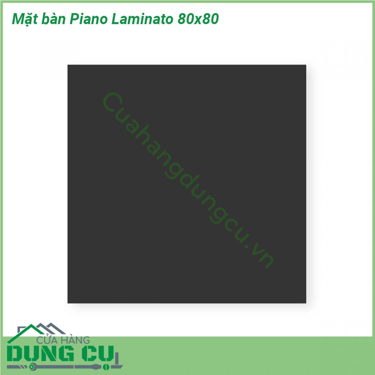 Mặt bàn Piano Laminato 80x80 được làm từ chất liệu cao cấp được xử lý tia UV chịu được thời tiết mưa nắng khắc nghiệt Rất thích hợp với sân vườn ngoài trời