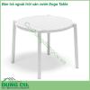 Bàn trà ngoài trời sân vườn Doga Table được làm bằng chất liệu nhựa polypropylene với phụ gia chống tia UV chịu áp suất cao và có khả năng tái chế  Mặt bàn được thiết kế hình tròn thể hiện sự gần gũi nhẹ nhàng Với kích thước nhỏ gọn vô cùng tiện lợi chính là một sự lựa chọn hoàn hảo cho không gian sân vườn ngoài trời