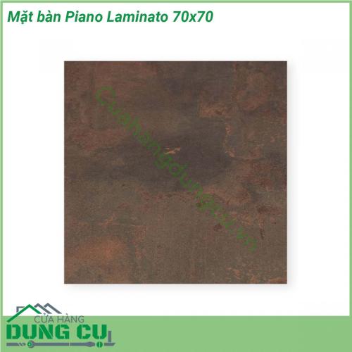 Mặt bàn Piano Laminato 70x70 được làm từ chất liệu cao cấp được xử lý tia UV chịu được thời tiết mưa nắng khắc nghiệt Rất thích hợp với sân vườn ngoài trời