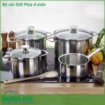Bộ nồi Silit Pisa 4 món