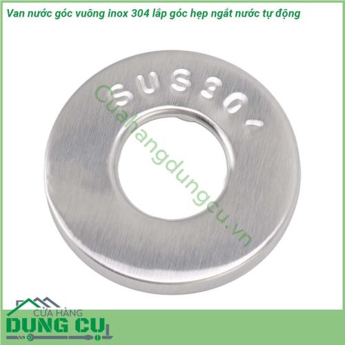 Van nước góc vuông inox 304 lắp góc hẹp ngắt nước tự động với chất liệu từ 100 inox 304 cao cấp không hoen gỉ không bong tróc không bị đổi màu sang màu xám mà luôn sáng bóng Với ren sắc nét dàng cho việc lắp đặt  Ổn định bảo vệ an toàn cho toàn bộ thiết bị nước trong gia đình bạn