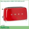 Máy nướng bánh mì SMEG TSF01CREU màu đỏ sản phẩm thuộc bộ sưu tập được thiết kế theo phong cách thập niên 50 Sản phẩm được sản xuất bằng các vật liệu chất lượng cao trên dây chuyền sản xuất hiện đại giúp mang lại cho khách hàng một sản phẩm chất lượng và cực kỳ bắt mắt