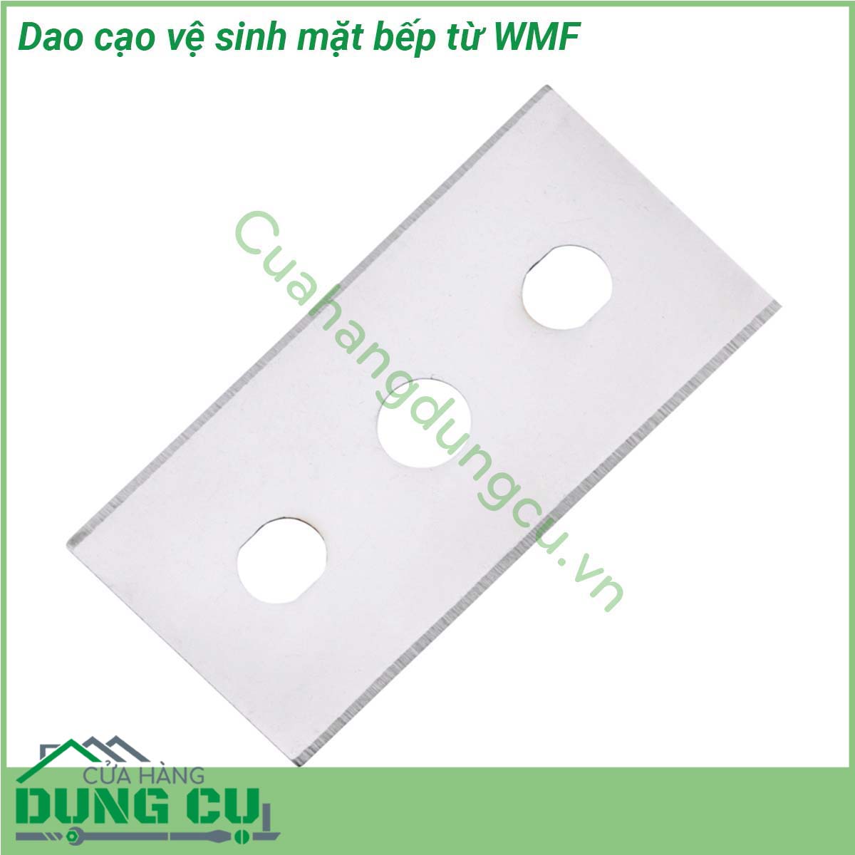 Dao cạo vệ sinh mặt bếp từ WMF là một trong những dụng cụ dọn vệ sinh bếp từ bếp hồng ngoại được làm bằng chất liệu thép không gỉ giúp đánh bay những vết bẩn vết bám cứng đầu trên bề mặt bếp và bảo vệ bếp một cách tốt nhất không làm bếp bị xước hay hư hỏng gì Nhờ vậy sản phẩm dao cạo vệ sinh mặt bếp từ này ngày càng được nhiều người sử dụng bếp từ bếp hồng ngoại bếp điện nhiều